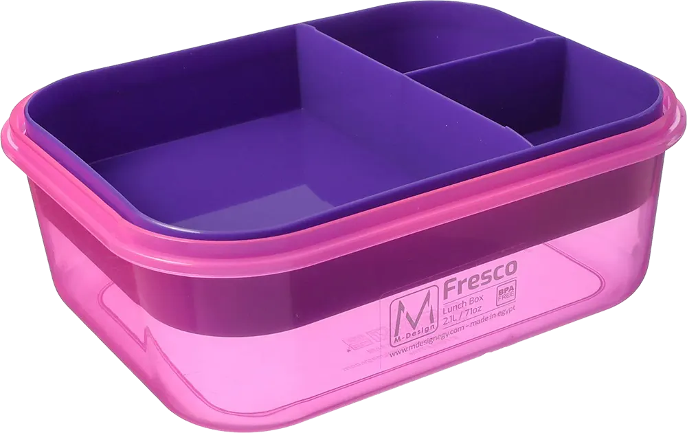 لانش بوكس ام ديزاين، 2.1 لتر، كلبس، فوشيا، موديل 6446