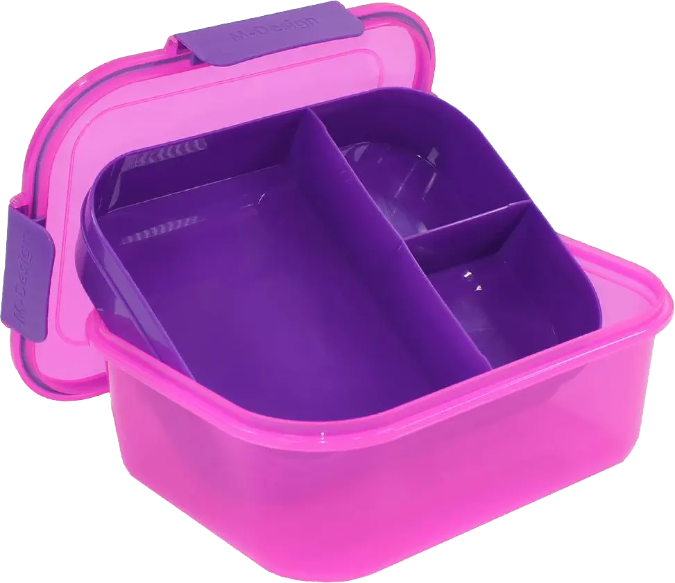 لانش بوكس ام ديزاين، 2.1 لتر، كلبس، فوشيا، موديل 6446