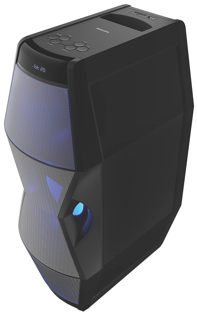 Philips Series 2000 Wireless Speaker, Bluetooth 5.0, 100W, 2.1 Channel, USB Port, SD Input, Black, MMS2200B