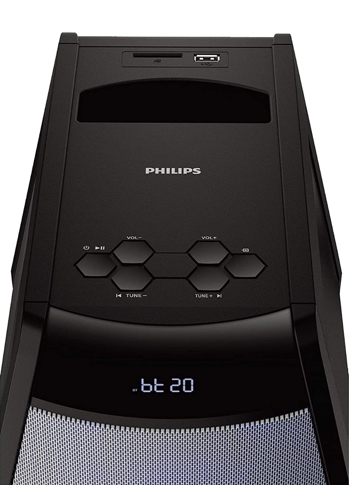 Philips Series 2000 Wireless Speaker, Bluetooth 5.0, 100W, 2.1 Channel, USB Port, SD Input, Black, MMS2200B