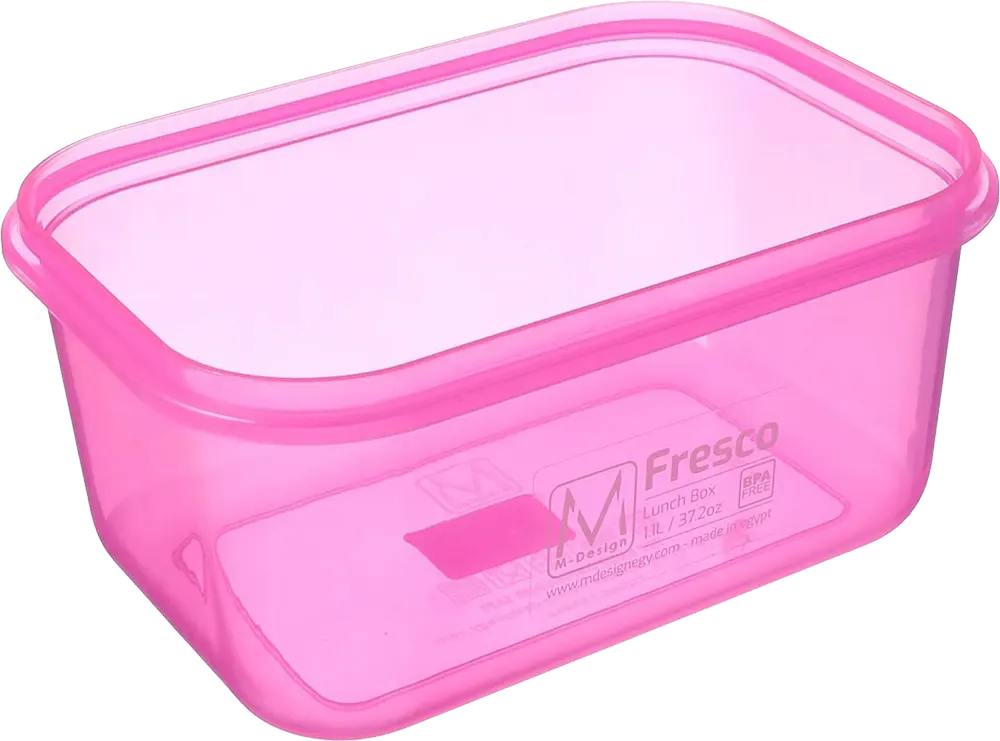 M-Design Lunch Box, 1.1 L, Clips, Fuchsia, Model 6440