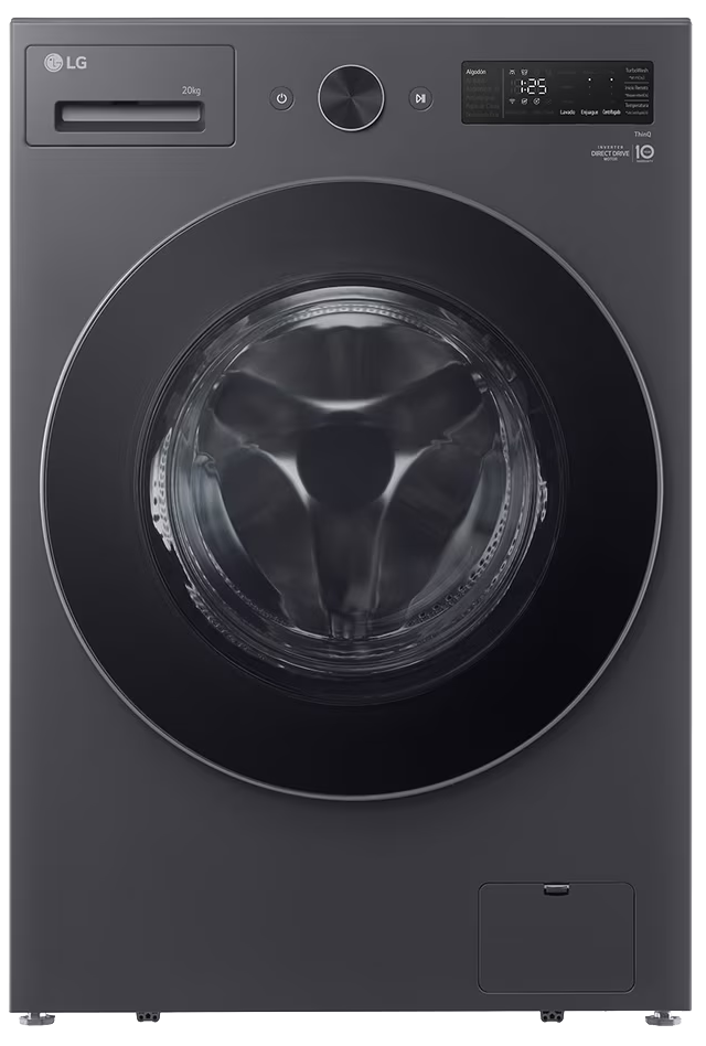 غسالة ملابس ال جي فول اوتوماتيك ، تحميل أمامي ، 20 كيلو ، 1400 لفة ، شاشة ديجيتال ، واي فاي ، سيلفر غامق جرافيت ،  F0Z8DYP24