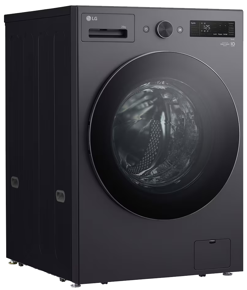غسالة ملابس ال جي فول اوتوماتيك ، تحميل أمامي ، 20 كيلو ، 1400 لفة ، شاشة ديجيتال ، واي فاي ، سيلفر غامق جرافيت ،  F0Z8DYP24