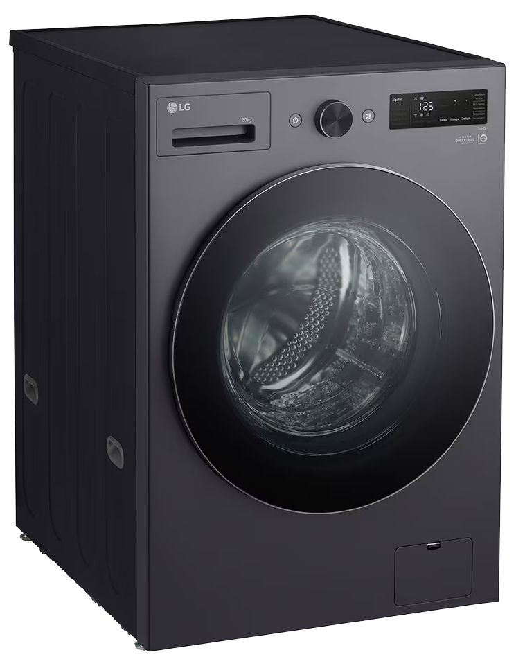 غسالة ملابس ال جي فول اوتوماتيك ، تحميل أمامي ، 20 كيلو ، 1400 لفة ، شاشة ديجيتال ، واي فاي ، سيلفر غامق جرافيت ،  F0Z8DYP24