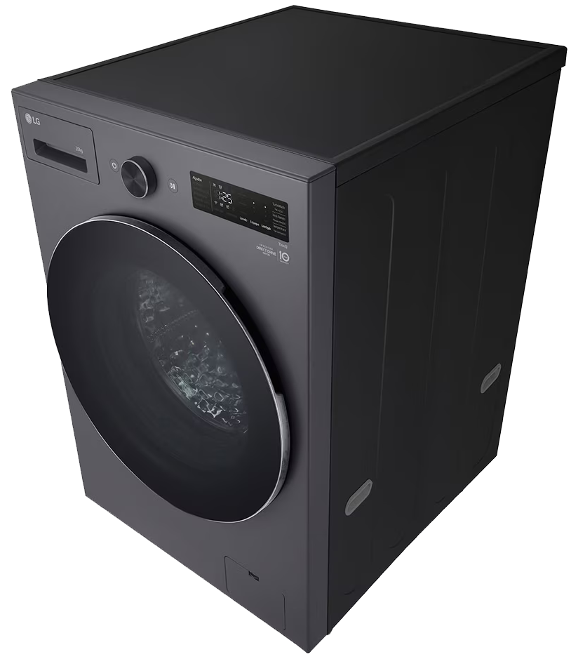 غسالة ملابس ال جي فول اوتوماتيك ، تحميل أمامي ، 20 كيلو ، 1400 لفة ، شاشة ديجيتال ، واي فاي ، سيلفر غامق جرافيت ،  F0Z8DYP24