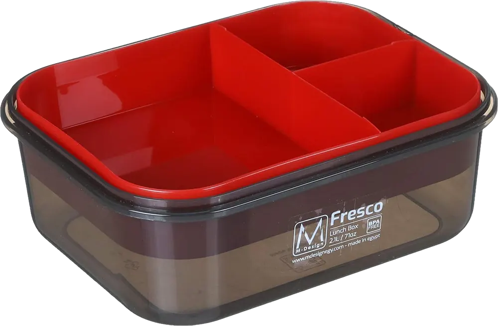 لانش بوكس ام ديزاين، 2.1 لتر، كلبس، أسود، موديل 6447