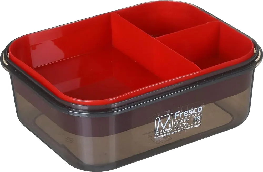 لانش بوكس ام ديزاين، 2.1 لتر، كلبس، أسود، موديل 6447