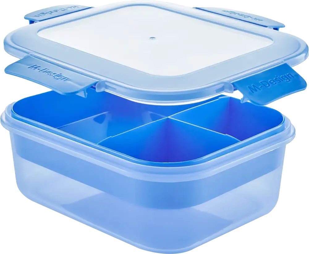 لانش بوكس ام ديزاين، 2.1 لتر، كلبس، أسود، موديل 6445