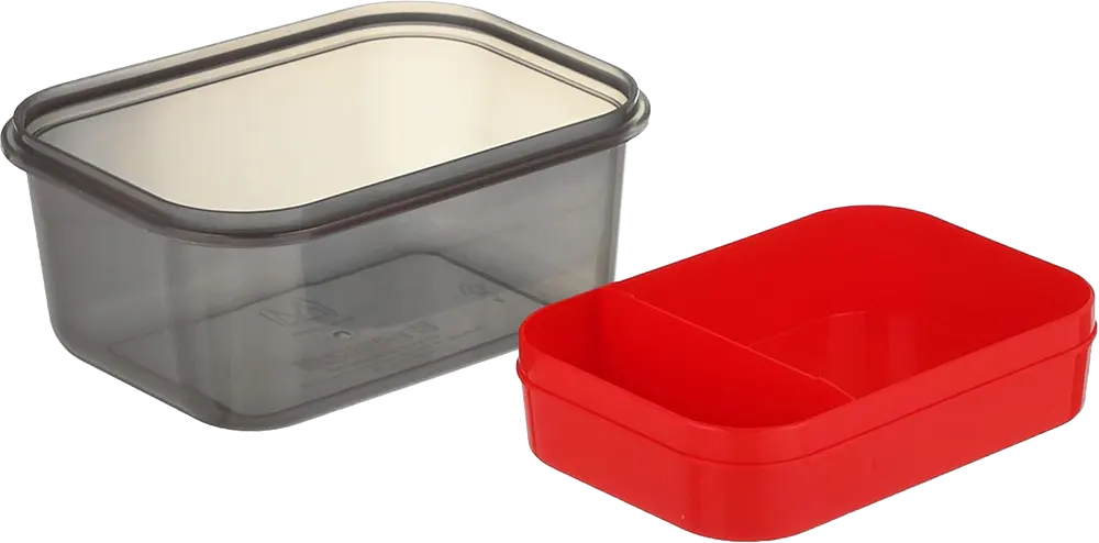 M-Design Lunch Box, 1.1 L, Clips, black, Model 6441