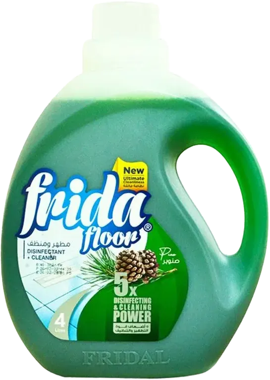 فريدا فلور مطهر ومنظف ارضيات، رائحة صنوبر، 4 لتر