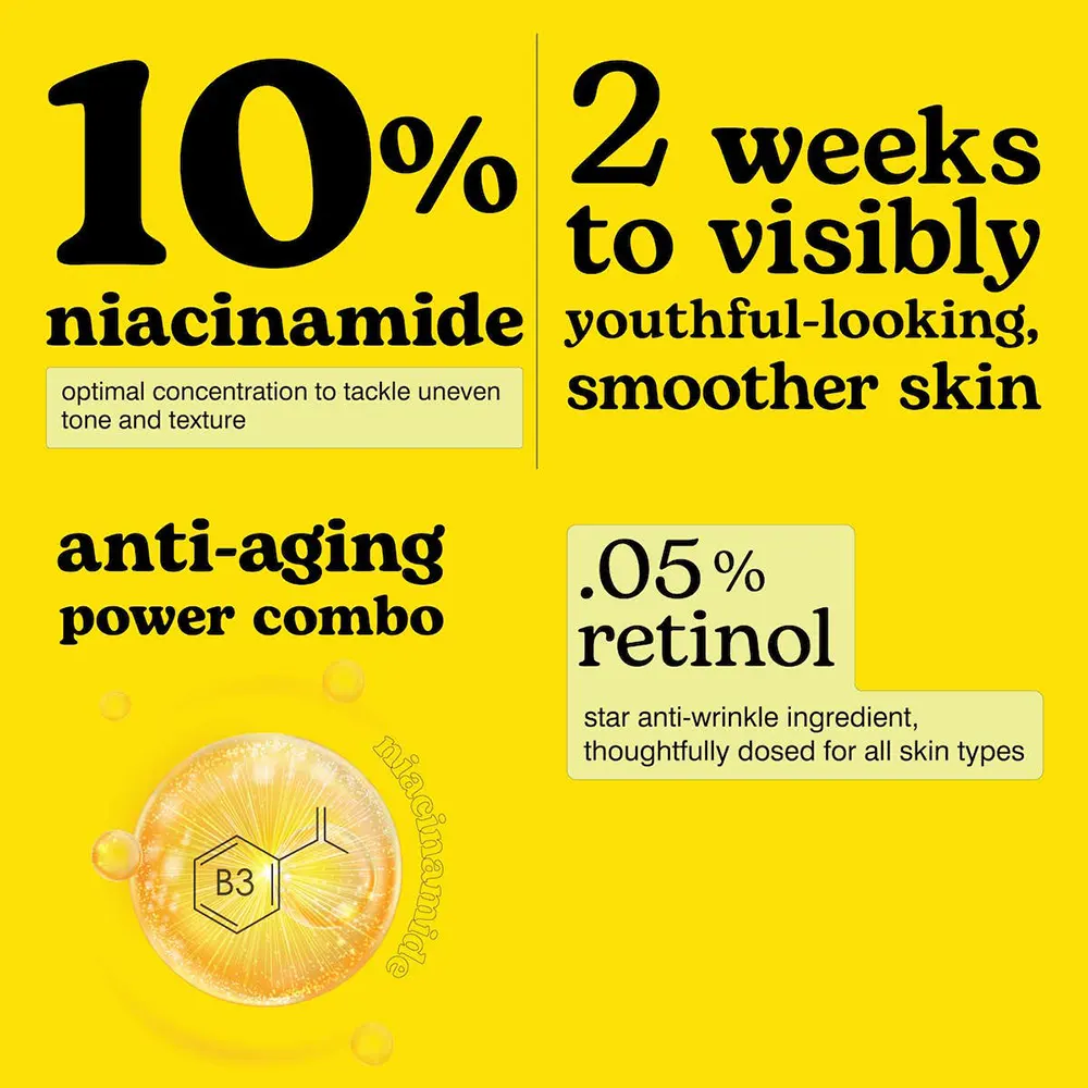 Beesline Anti Wrinkle & Radiance Serum Niacinamide And Retinol, 30 Ml