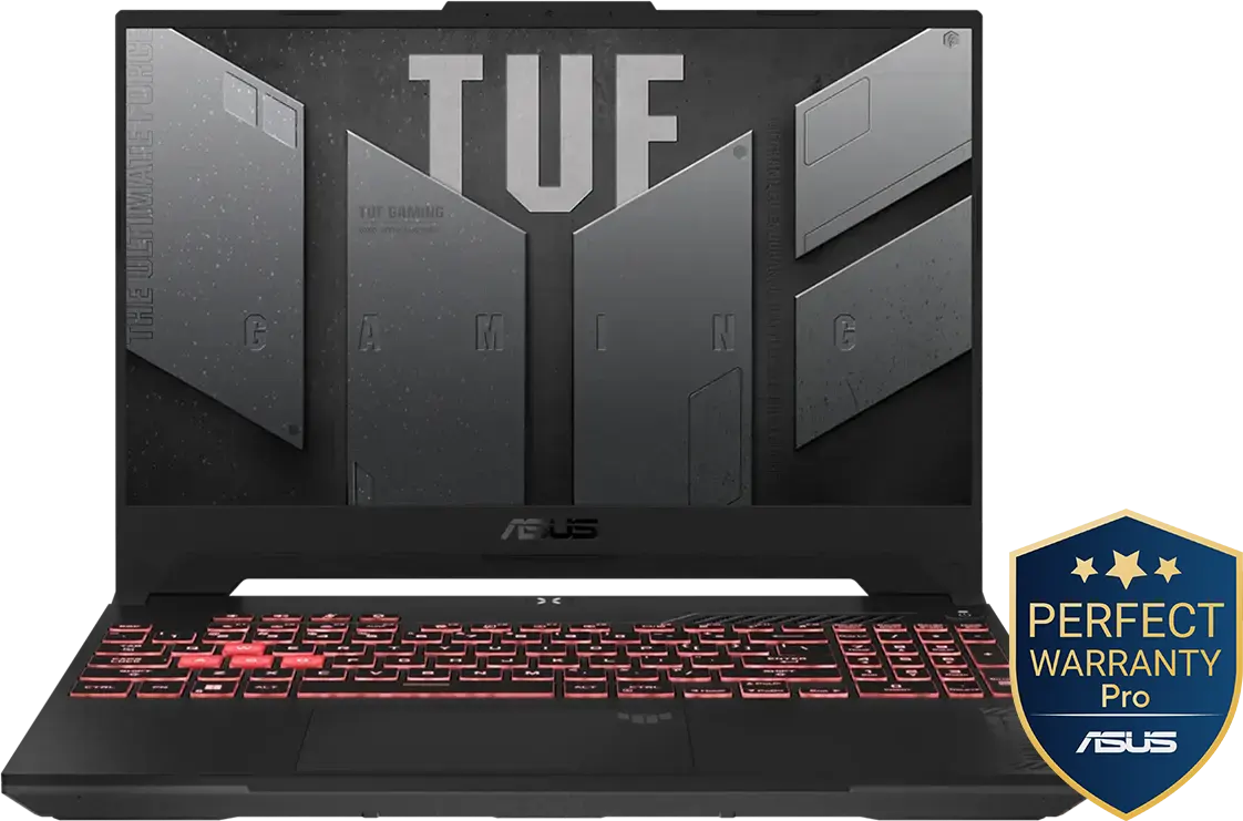 لاب توب اسوس للألعاب  TUF A15 FA507NUR-LP007W  معالج AMD Ryzen 7-7435HS، رامات 16 جيجابايت، هارد ديسك 512 جيجابايت SSD ، كارت شاشة NVIDIA GeForce RTX 4050 ذاكرة 6 جيجابايت، شاشة  15.6 بوصة FHD ، ويندوز 11، جايجر رمادي