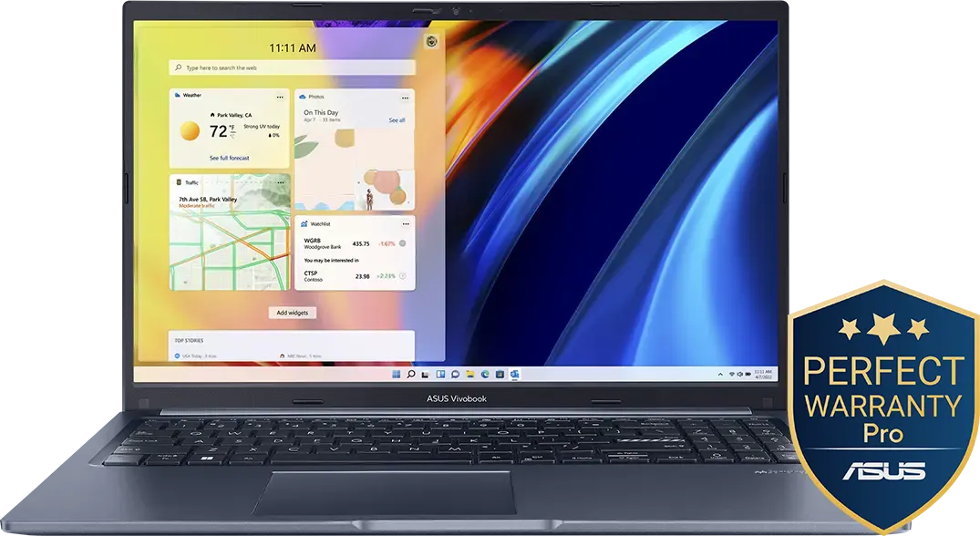 Laptop ASUS Vivobook 15 D1502YA-NJ007W AMD Ryzen 7-7730U, 8GB RAM, 512GB SSD Hard Disk, AMD Radeon Integrated Graphics Card,  15.6 "FHD Display Windows 11 Home, Quiet Blue