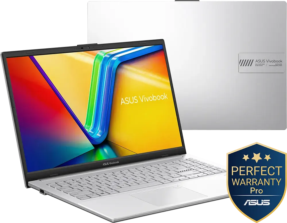 Asus VivoBook Go 15 E1504FA-NJ005W Laptop, AMD Ryzen™ 5- 7520U, 8GB RAM, 512GB SSD Hard Disk , AMD Radeon™ Integrated Graphics Card, 15.6 Inch FHD Display , Windows 11, Cool Silver