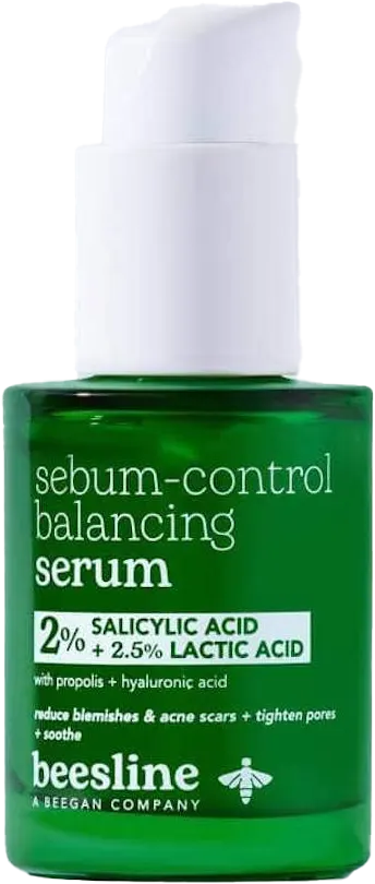 سيروم التحكم في افراز الدهون وموازنة البشرة بحمض الساليسيليك وحمض اللاكتيك من بيزلين، 30 مل