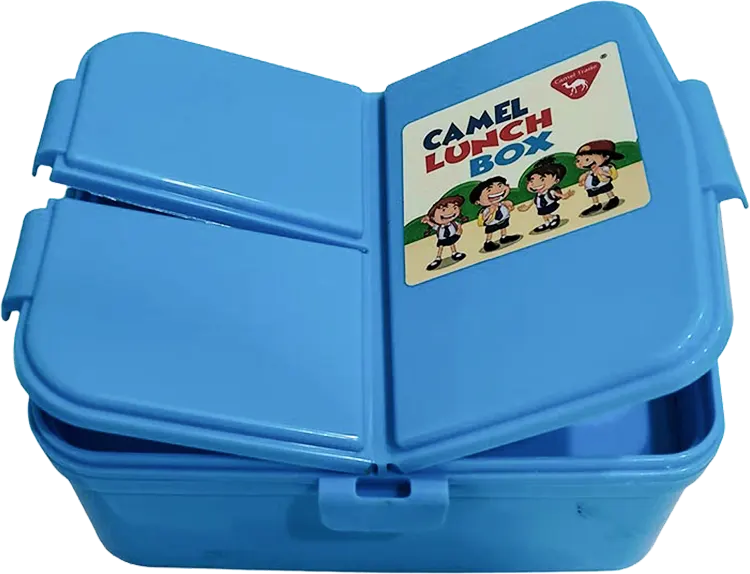 Camel Lunch Box, 2-Tier Divider, Multicolor, Model LUB003