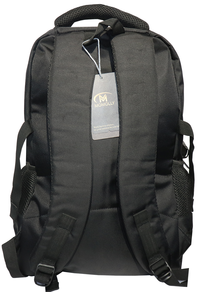 Momolly Bimo School Backpack, Water Resistant, Plain - Navy