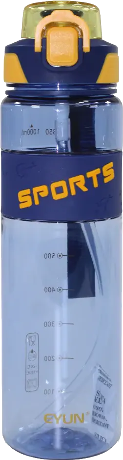 زمزمية مدرسية إيون، سعة 1 لتر ، ألوان متعددة، YY-8004