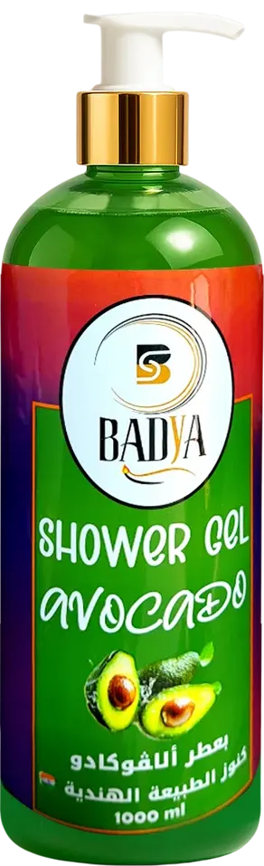 Badya Shower Gel Avocado, 1000 Ml .
