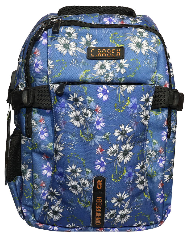 شنطة ظهر مدرسية كابتن رابح للبنات ، مقاومة للماء ، مشجر - أشكال متعددة