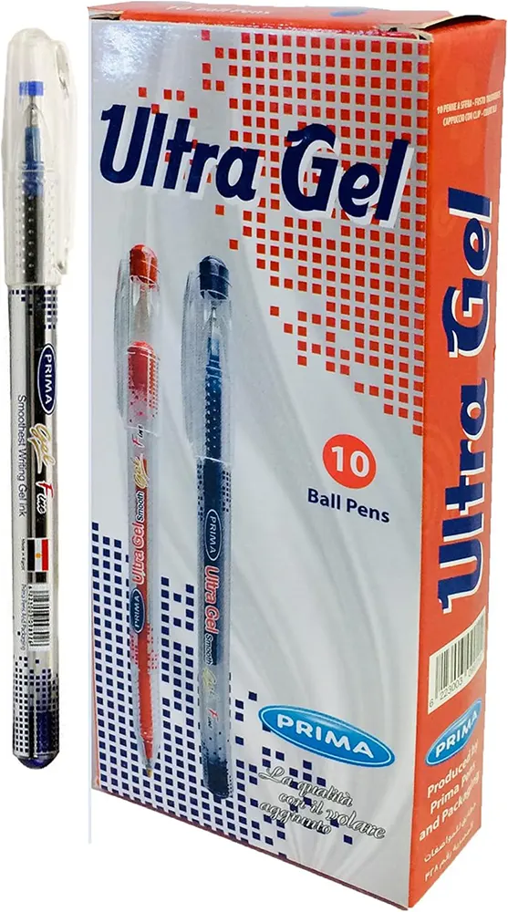 Prima Ultra Gel Pen, 0.5 mm, Blue