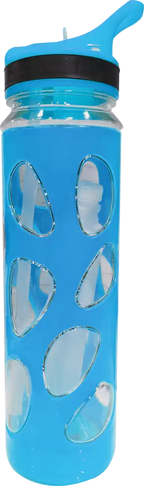 Sports Water Bottle 700ml , Built-in Ice Tube, Built-in Chamois, Multicolor, Model 42-156