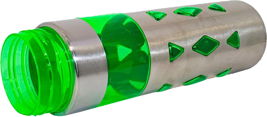 زجاجة مياه رياضية 700 مللى، انبوب ثلج داخلي، شاليمو مدمج، هيكل اكريلك * استانلس ستيل، متعددة الألوان، موديل 42-150