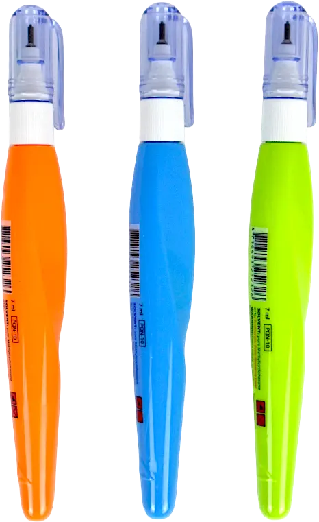 Oval Corrector Pen, 7 ml, Assorted Colors, PQN-10