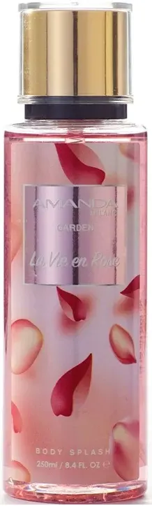 Amanda Milano Garden Body Splash La Vie En Rose For Women , 250 Ml