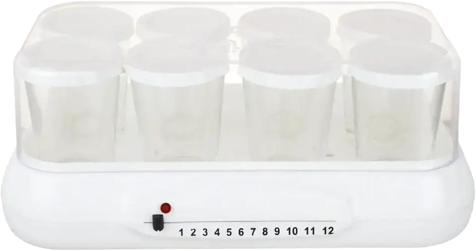 ماكينة تحضير زبادي سيتي، 8 أكواب، 10 واط، لون أبيض، موديل HMA-1003