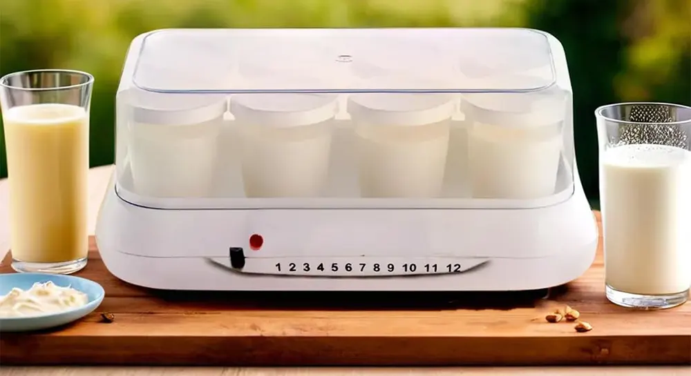 City Yogurt Maker, 8 Cups, 10 Watts, White, HMA-1003