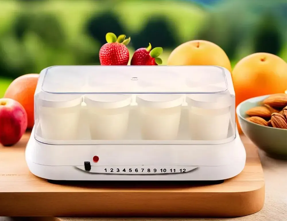 City Yogurt Maker, 8 Cups, 10 Watts, White, HMA-1003