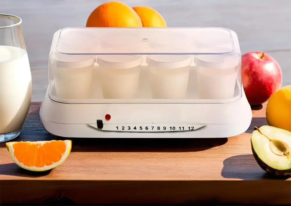 City Yogurt Maker, 8 Cups, 10 Watts, White, HMA-1003