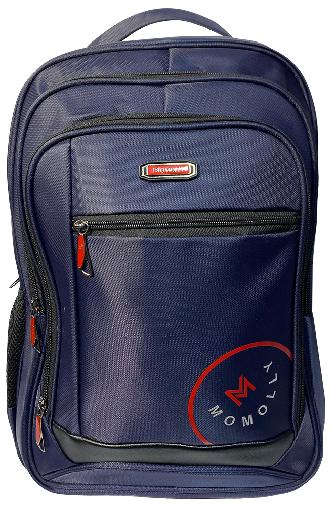 Momolly College and Laptop Bag, Water Resistant, Navy