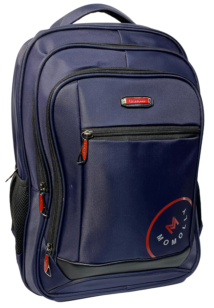 Momolly College and Laptop Bag, Water Resistant, Navy