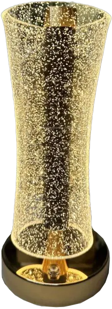 اباجورة طاولة صغيرة وناسة، غلاف اكريلك شفاف، قاعدة معدنية، أشكال متعددة،  24-106