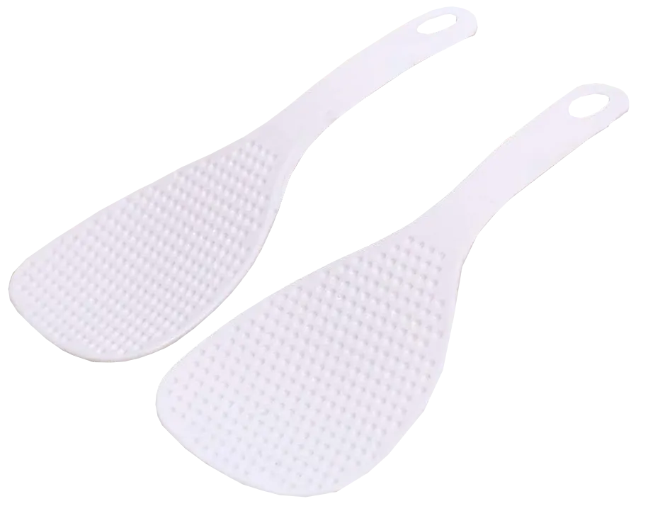 Silicone Rice Spoon, White, 015-3