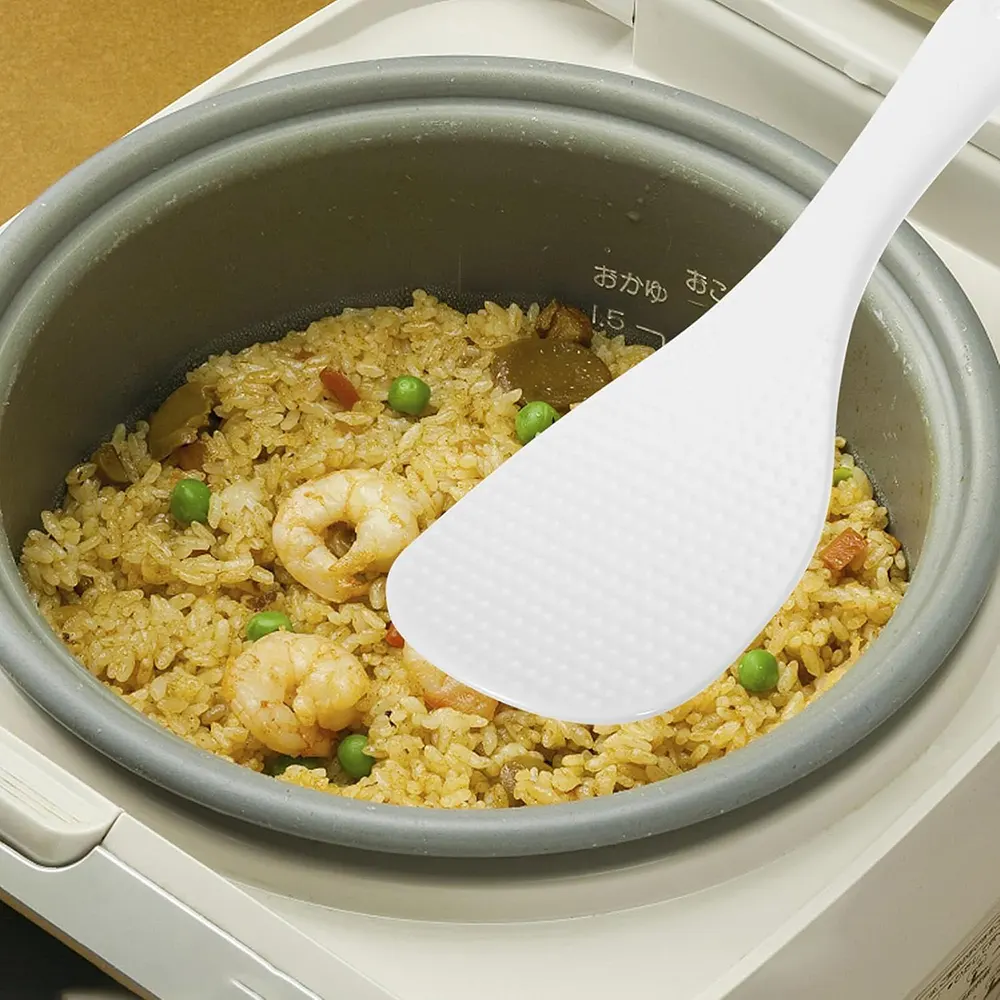Silicone Rice Spoon, White, 015-3