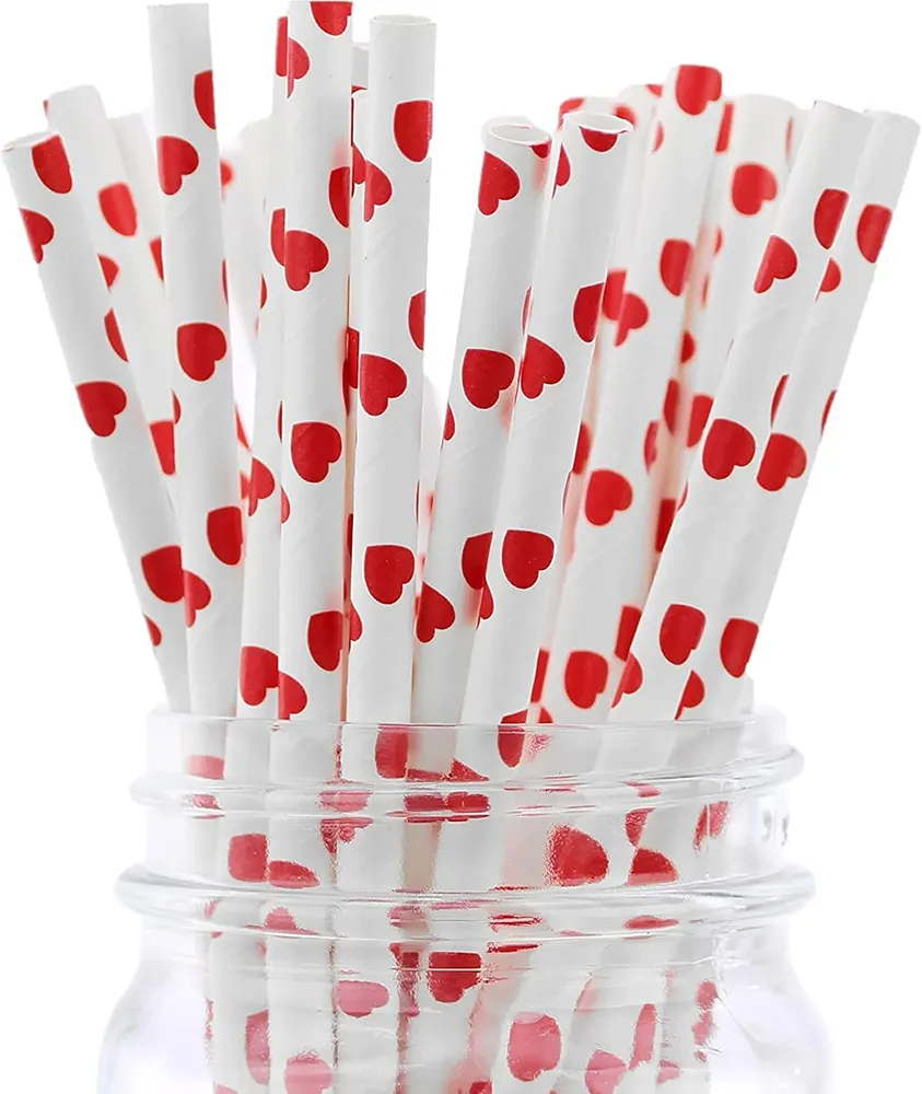 Shalimoh Cartoon Hearts , Red And White