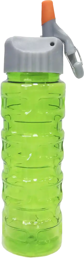 Sports Water Bottle 700ml , Built-in Ice Tube, Built-in Chamois, Plastic Body, Multicolor, Model 42-129