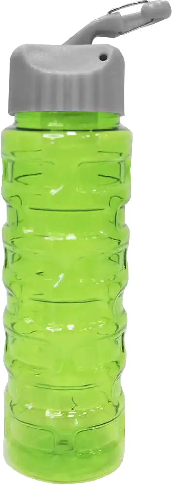 Sports Water Bottle 700ml , Built-in Ice Tube, Built-in Chamois, Plastic Body, Multicolor, Model 42-129