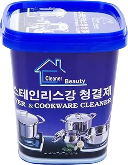 معجون إزالة الصدأ وتنظيف أواني الطهي، منظف متعدد الأغراض، 500 جرام ،10438