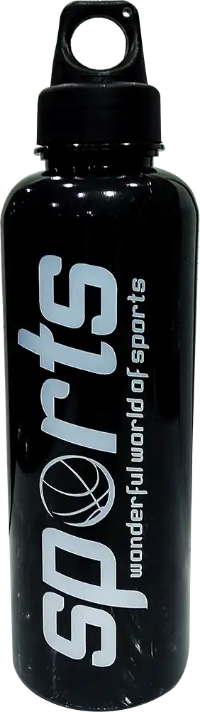 My Bottle Square Sports Water Bottle, Plastic, 750ml, Assorted Colors, 42-140