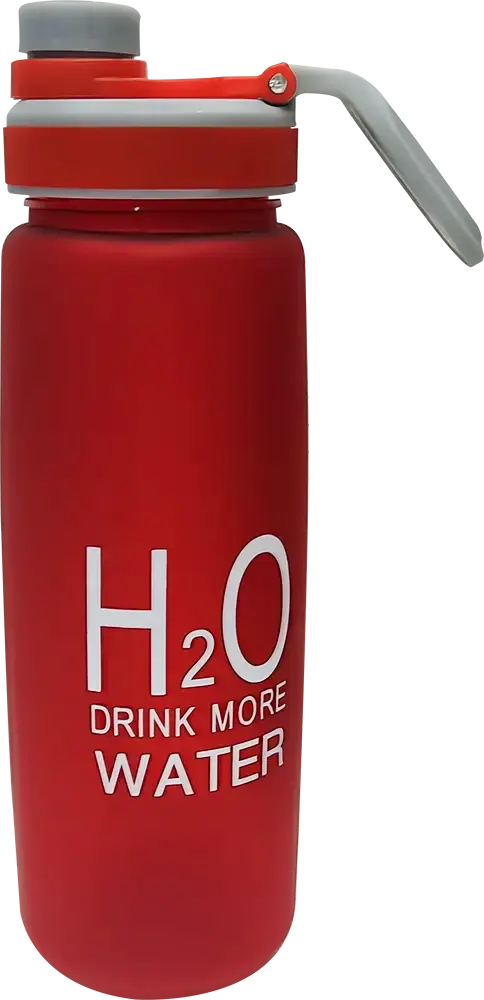 Sports Water Bottle 700ml , Inner Ice Tube, Matte Plastic, Multicolor, Model 42-127