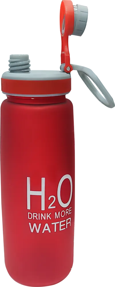 Sports Water Bottle 700ml , Inner Ice Tube, Matte Plastic, Multicolor, Model 42-127