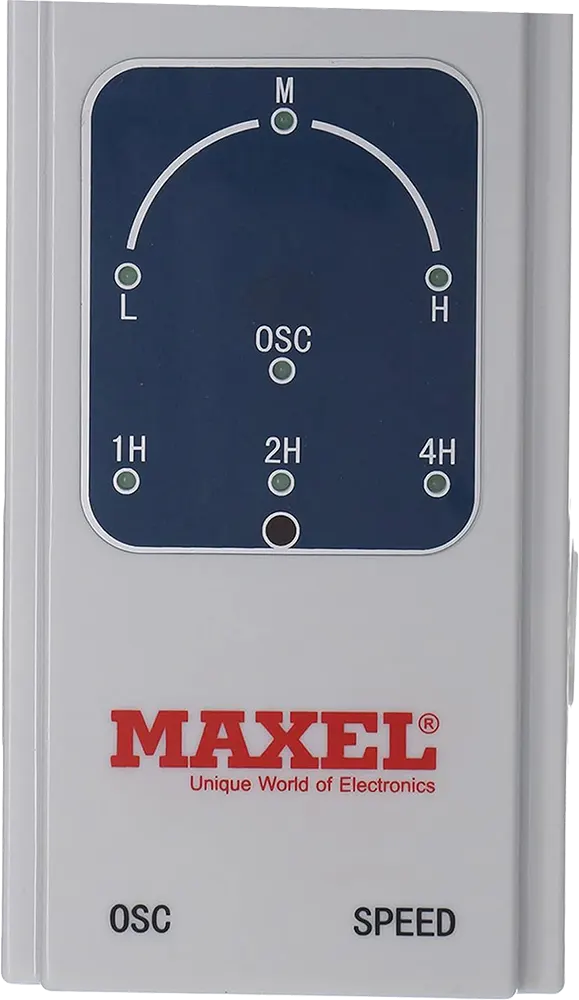 مروحة حائط ماكسيل، 16 بوصة، ريموت كنترول، أبيض، FB-40YTYS