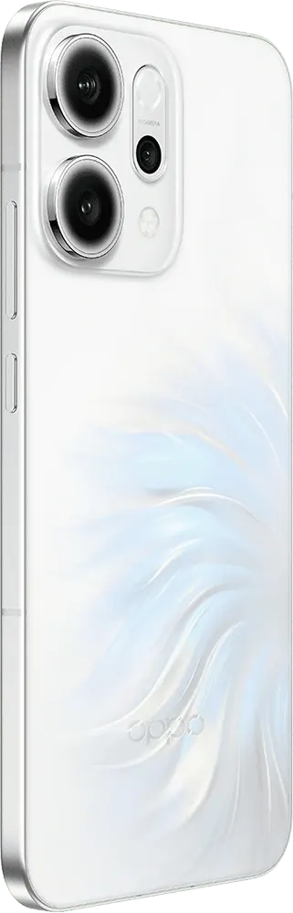 موبايل اوبو رينو 14 ثنائي الشريحة ، ذاكرة 256 جيجابايت ، رامات 12 جيجابايت ، شبكة الجيل الخامس، أبيض