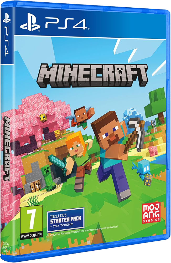 Minecraft V4 Game DVD - For PlayStation 4