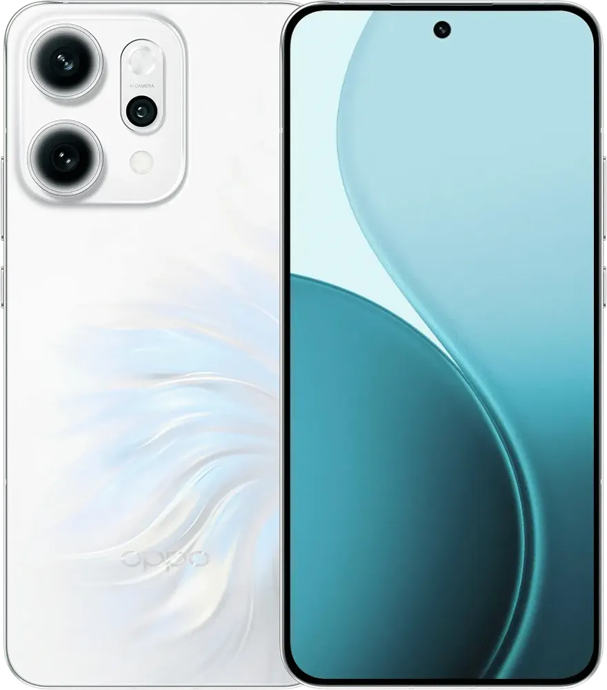 موبايل اوبو رينو 14 برو ثنائي الشريحة ، ذاكرة 512 جيجابايت ، رامات 12 جيجابايت ، شبكة الجيل الخامس، أبيض