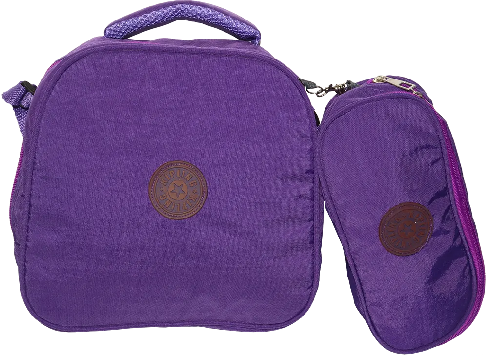 Kipling Lunch Bag Set, 2-Piece, Handy Food Storage Bag, Multicolor